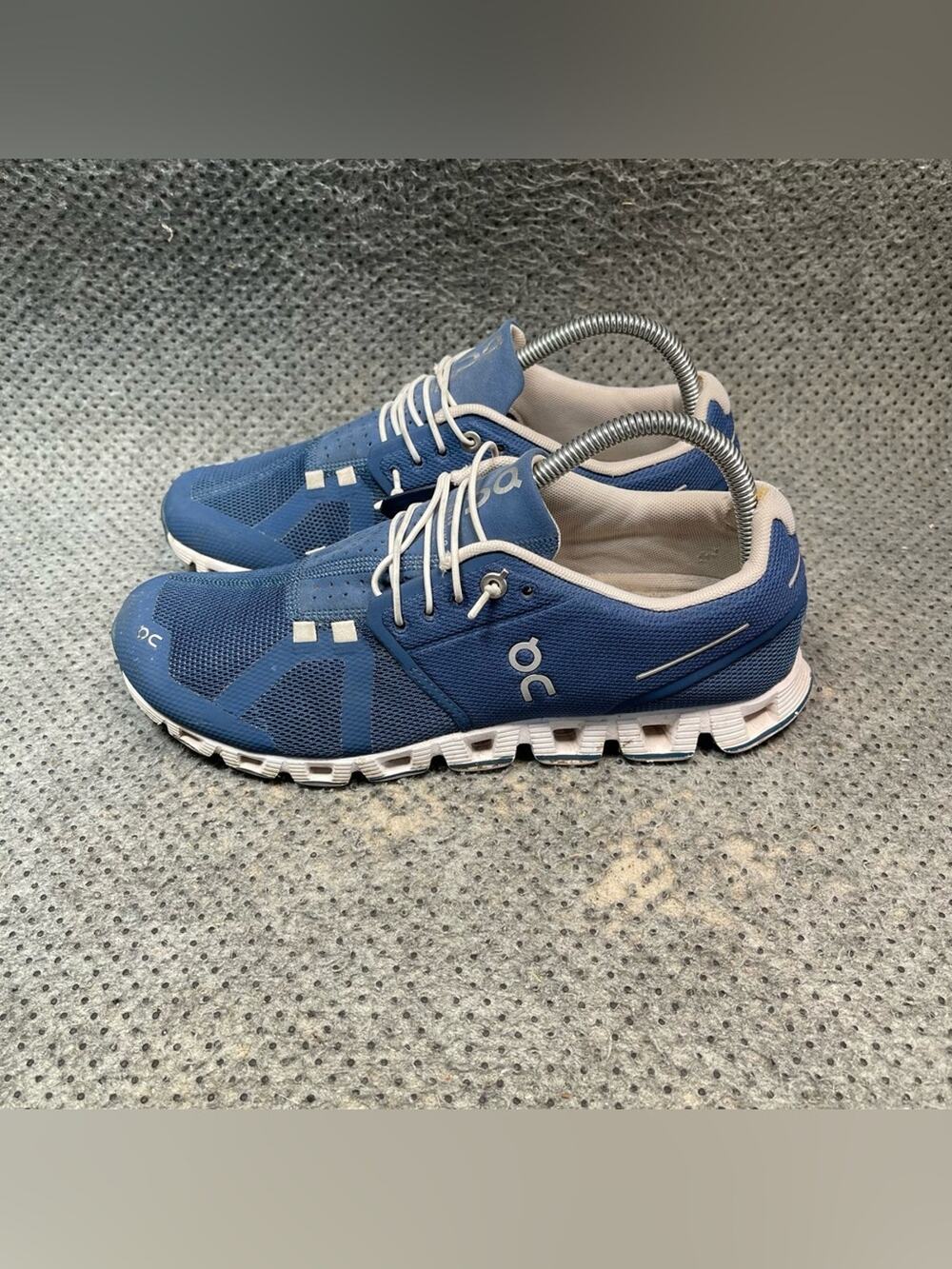 On Cloud 5 Blue Denim Running Shoes Size 9 Women’s
